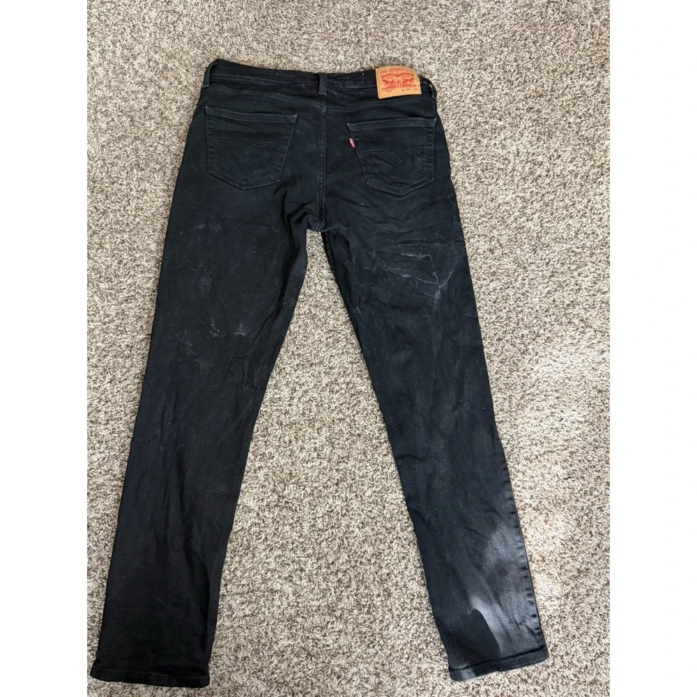 Levi's Men's 511 2274 Jeans Men's 34x34(32x31) Black Slim Straight
